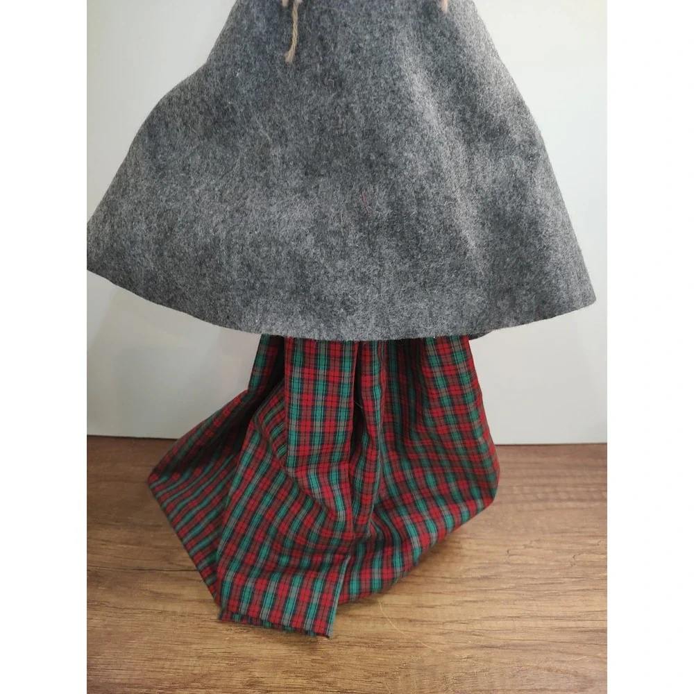 Vintage Pine Baroness Handcrafted Colonial Style Doll Seamstress Folk Art